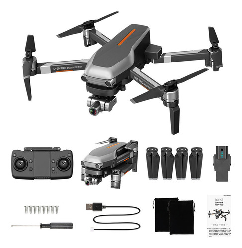 1 Dron Gps L109pro 4k Quadcopter 5g Wifi Fpv Hd Esc Camera