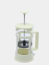 Comprar Cafetera Embolo Jarra Vidrio 600ml Tapa Acero Filtro Colores