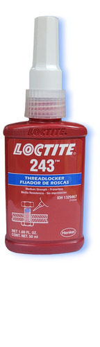 Fijador De Roscas Azul 243 - 50ml. Loctite Threadlocker Blue