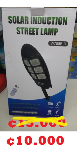 Led Street W788a-3 -led 150w Con Panel Solar, Sensor De Movi