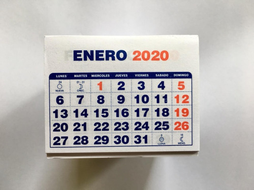 500 Tacos Calendario Mini 2020