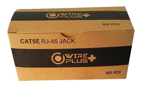 Conector Rj45 Categoria 5e Caja De 100 Piezas Wireplus Acme