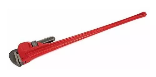  Mophorn Llave de tubo recto de acero de 48 pulgadas, llave de  tubo de acero de alta dureza y resistencia al desgaste, llave de tubería  ajustable de 4.3 pulgadas, herramienta de