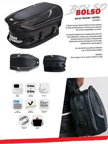 Morral moto hotsell
