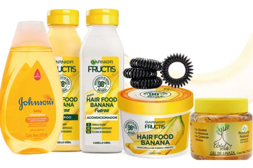 Kit De Inicio Hair Food Garnier Productos Metodo Curly Girl 