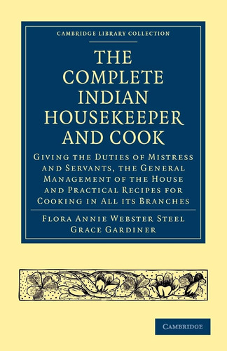 Libro: En Inglés La Ama De Casa Y Cocinera India Completa: