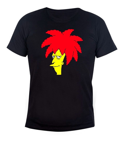 Remera Hombre Algodón Los Simpson Bob Patiño Sideshow Bob