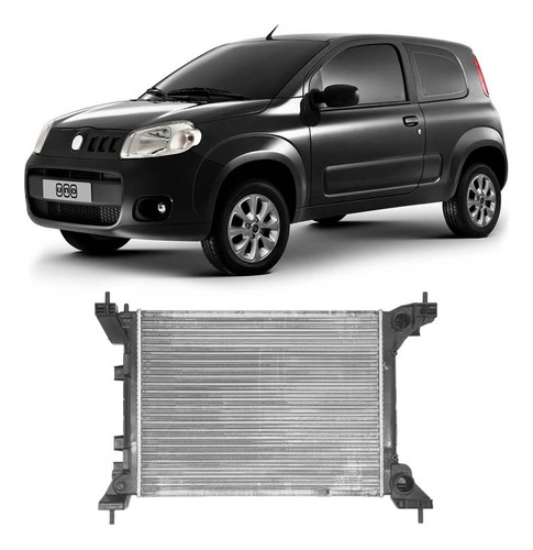 Radiador Fiat Uno 1.0 1.4 2011 A 2018 Com Ar Sem Ar Visconde