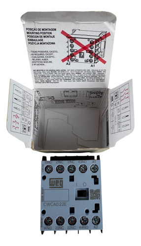 Mini Contator Auxiliar Weg 24 Vca / 24 Vdc