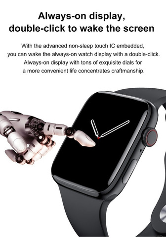 Imagen 4 de 8 de Reloj Smartwatch Dt No.1-7 45mm 1.9 2022 - Negro