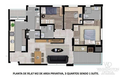 Imagem 21 de 22 de Apartamento À Venda, 96 M² Por R$ 891.000,00 - Batel - Curitiba/pr - Ap0578