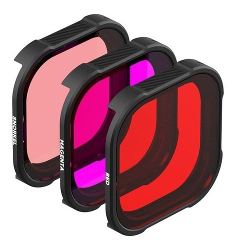 Kit De Filtros Para Gopro Hero 9 Y Hero 10 Black P/ Carcasa