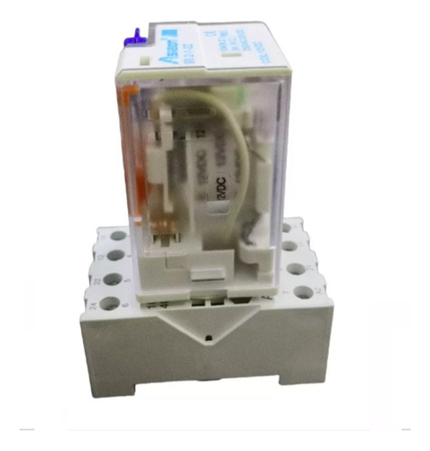 Relé Relay Encapsulado 8 Pin Con Base Coil 12vdc 10a