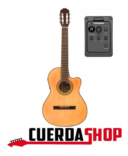 Guitarra Electrocriolla Gracia M6 Eq Fishman /corte Afinador