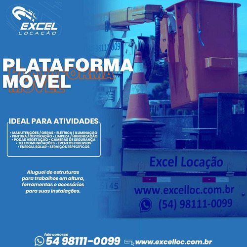 Locação Plataforma Pta Caminhão Munck Cesto Aéreo C Operador