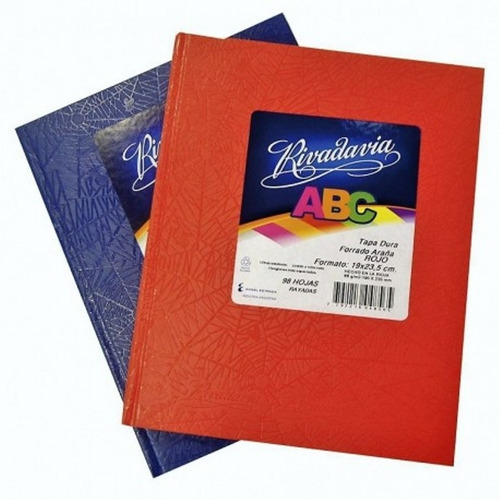 Cuaderno Rivadavia Abc Nº 3 Rayado Forrado Araña