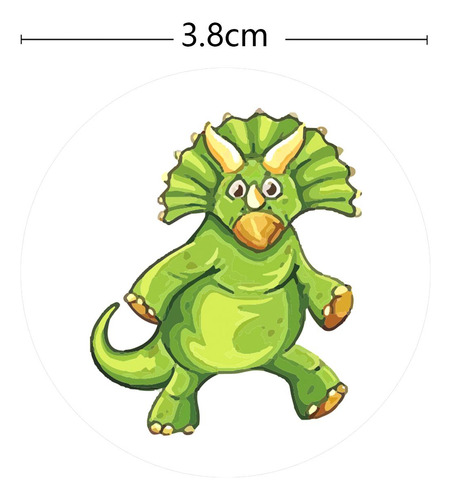 500 Piezas De Pegatinas De Para Niños De Dibujos 3,8 Cm