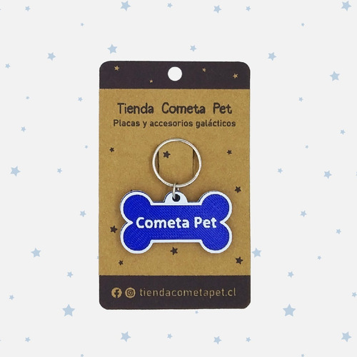 Placa Identificación Mascota - Personalizada 3d - Cometa Pet