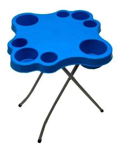 Tabua de frios, mesa 45x45cm Azul