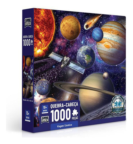 Quebra-cabeça Viagem Cósmica 1000 Peças - Toyster