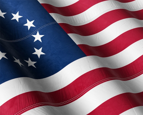 Imagem 1 de 7 de Bandeira Eua Usa Betsy Ross