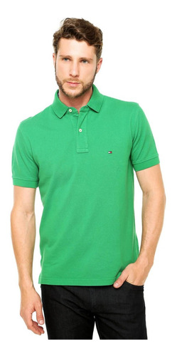 Camisa Polo Tommy Hilfiger Masculina Original Várias Cores