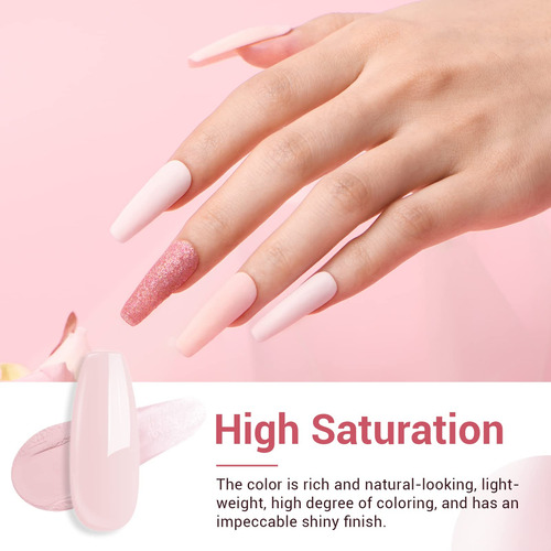 Dip Powder Nail Kit Azurebeauty Starter W/ 4 Colors 12 Pcs