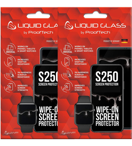 Protectores De Pantalla De Vidrio Líquido Universal (2 Un)