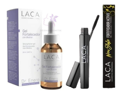 Laca Gel Fortalecedor Biotina+ Fortificador Pestañas Y Cejas