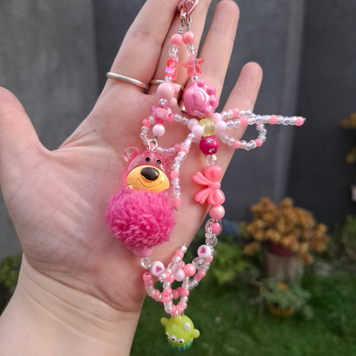 Llavero Bag Charm Lotso De Leoni - Accesorio Última Moda