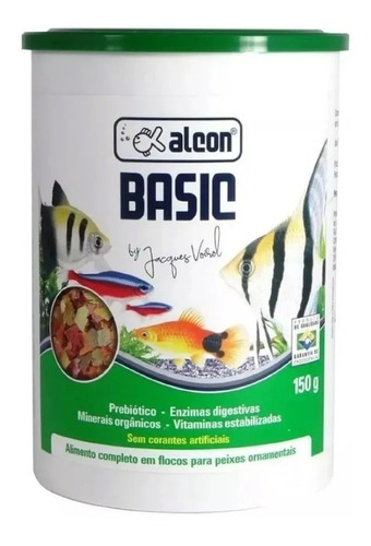 Ração Para Peixe Basic Large Flakes Alcon 150g