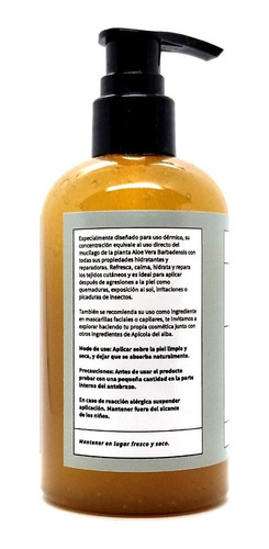 Imagen 2 de 9 de Gel Dérmico Hidratante Aloe Vera 250ml - Del Alba