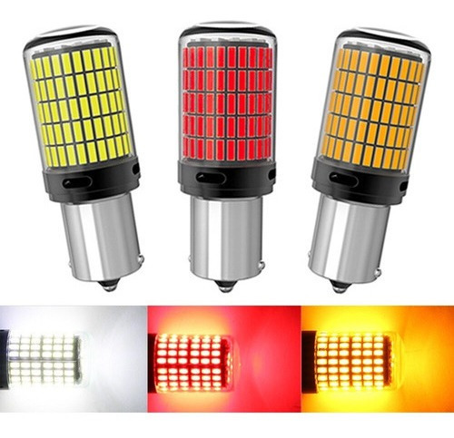 X2 Ampolleta 144 Led Luz Freno Canbus 2 Contactos 1157