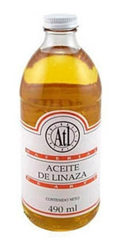 Aceite De Linaza Atl Medio Oleo, Frasco 490ml