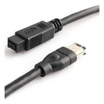 Pasow Firewire 800 To 400 9 To 6 Pin Cable (9pin 6pin) 6 Ssb