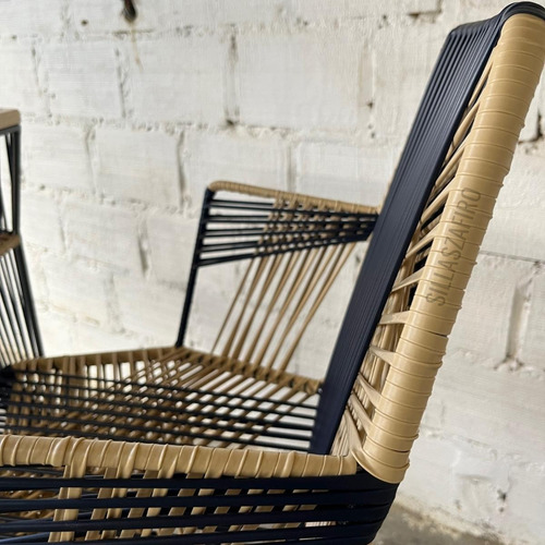 Juego Set Sillas Jardín Terraza Moderno Tejido Mimbre