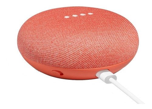 Imagen 2 de 5 de Google Home Mini con asistente virtual Google Assistant coral 110V/220V