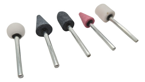 Piedras Montadas De Desbaste Chicas Para Taladro X 5 Pcs 1/8