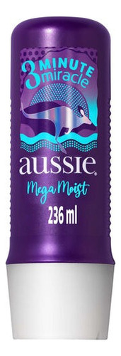 Creme De Tratamento Mega Moist 3 Minute 236ml Aussie