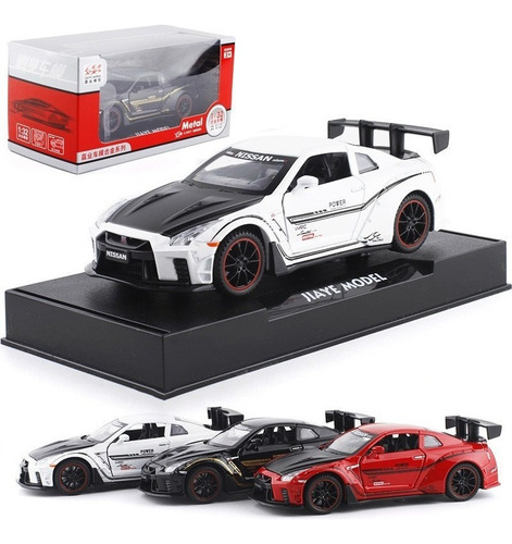 Rápido Y Furioso Nissan Gtr R35 Miniatura Metal Autos 1:32