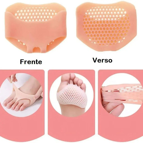 Almofadas De Silicone Para O Antepé: Conforto Extra Para Pés