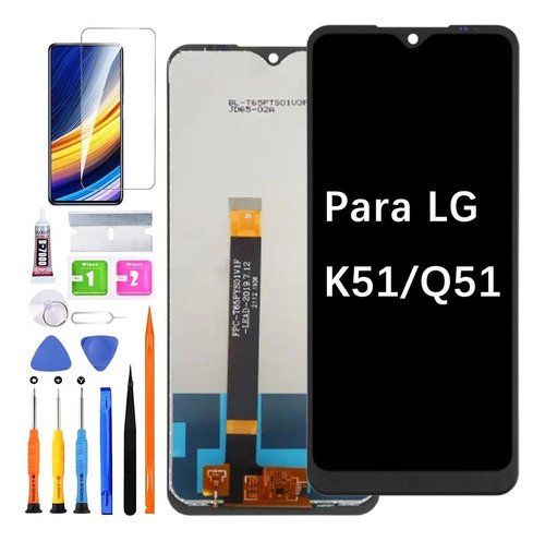 Pantalla Lcd Táctil Para LG K51 / Q51 K500um Q510n Original