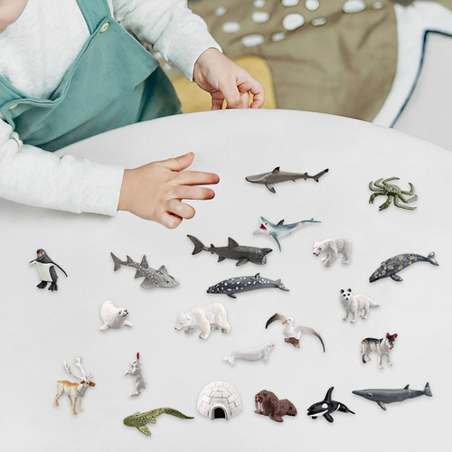 22 Figuras De Animales Marinos, Modelos De Animales Estilo B