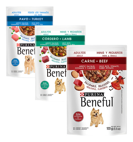 40 Sobres Beneful Original Sabores Surtidos