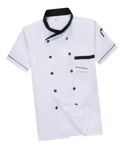 Casaco Uniforme De Chef Unissex Masculino Feminino Camisa