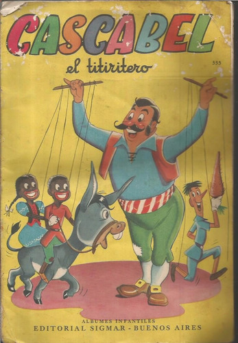 Revista / Albumes Infantiles / Cascabel El Titiritero / 1961