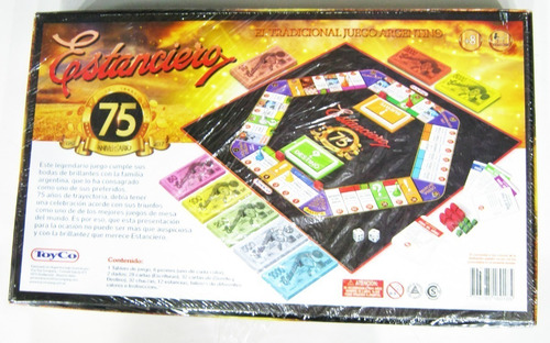 Estanciero 75 Aniversario Juego De Mesa Toyco Rosario