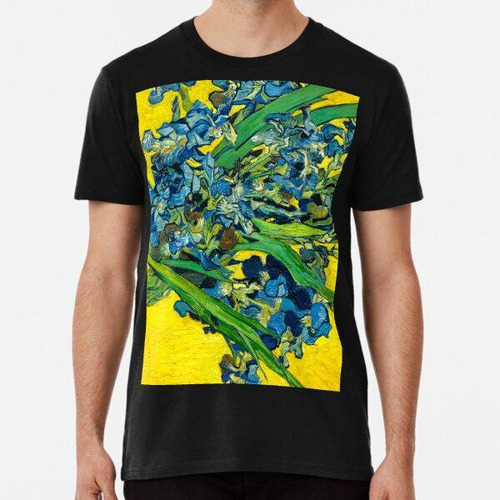 Remera Vincent Van Gogh Flowers Reinventado Algodon Premium