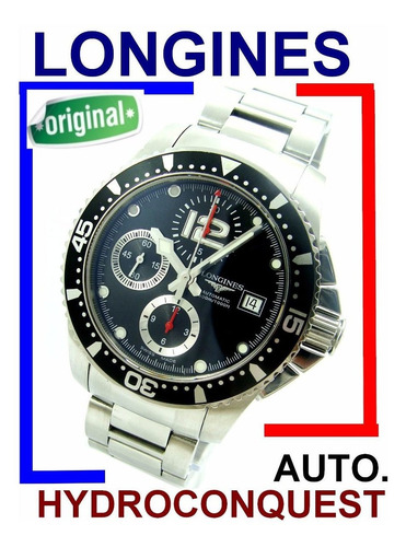 Longines Hydroconquest Cronógrafo Auto Black L3.644.4