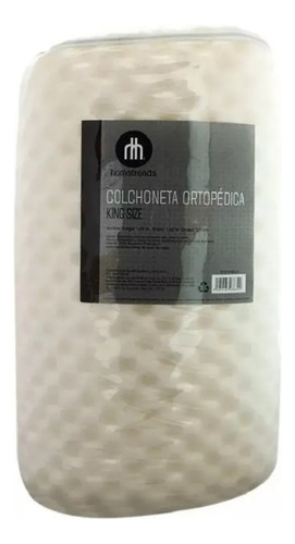 Colchoneta Ortopedica Hometrends King Size 1,82 X 1,92